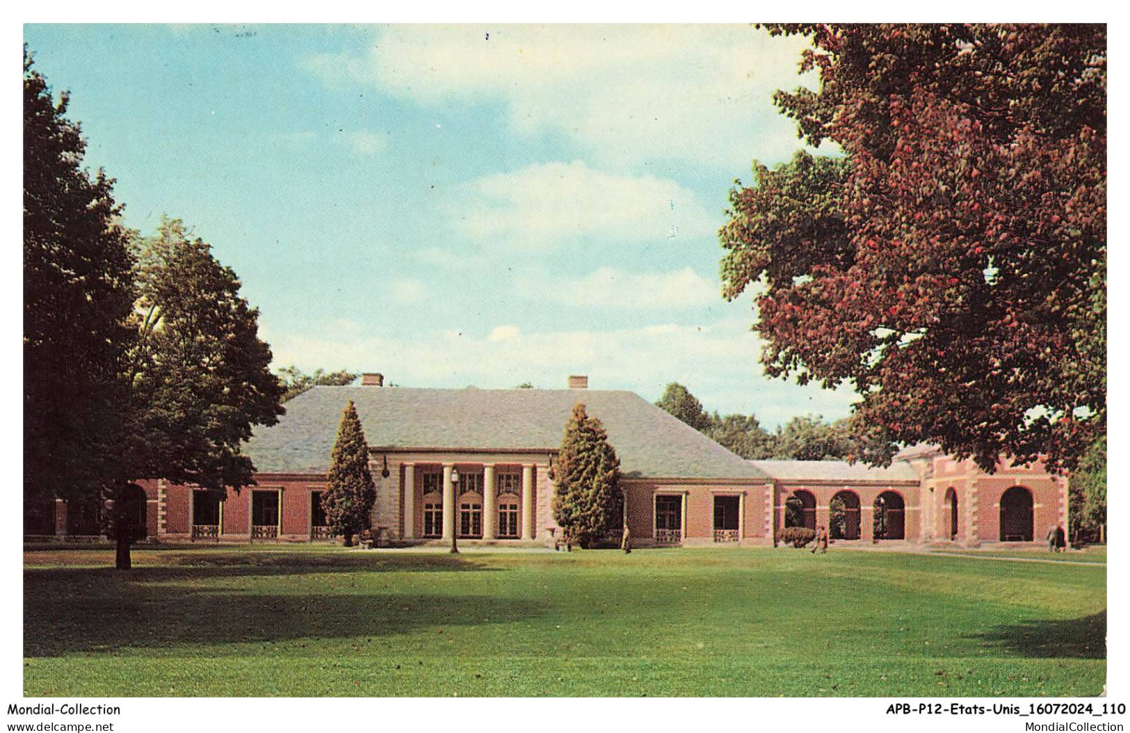 APBP12-0893-ETATS-UNIS - SARATOGA SPRINGS - NY - roosevelt baths - saratoga spa