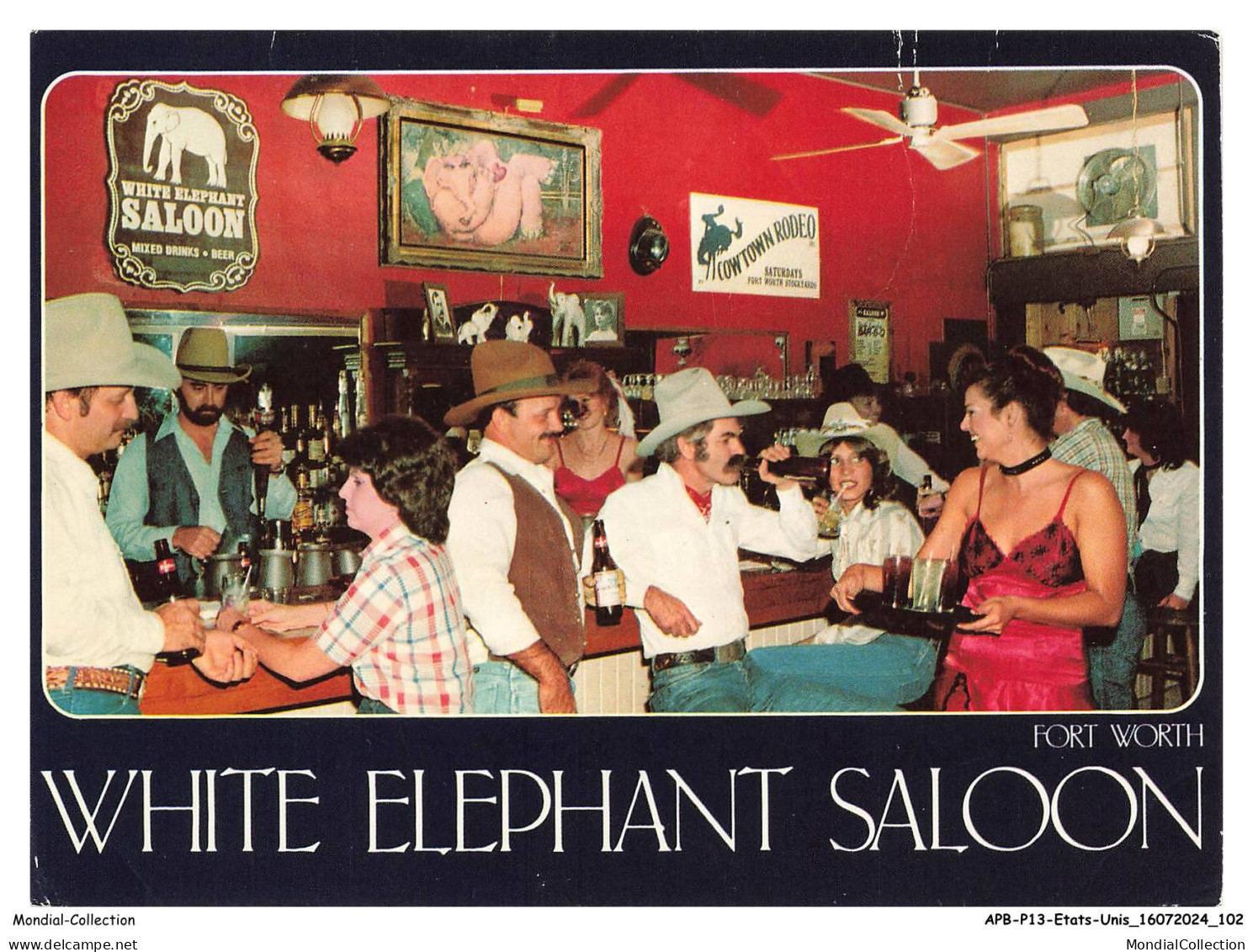 APBP13-0956-ETATS-UNIS - FORT WORTH - TEXAS - white elephant saloon