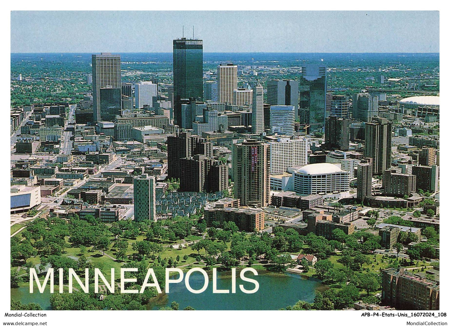 APBP4-0280-ETATS-UNIS - MINNEAPOLIS - MINNESOTA - vue générale