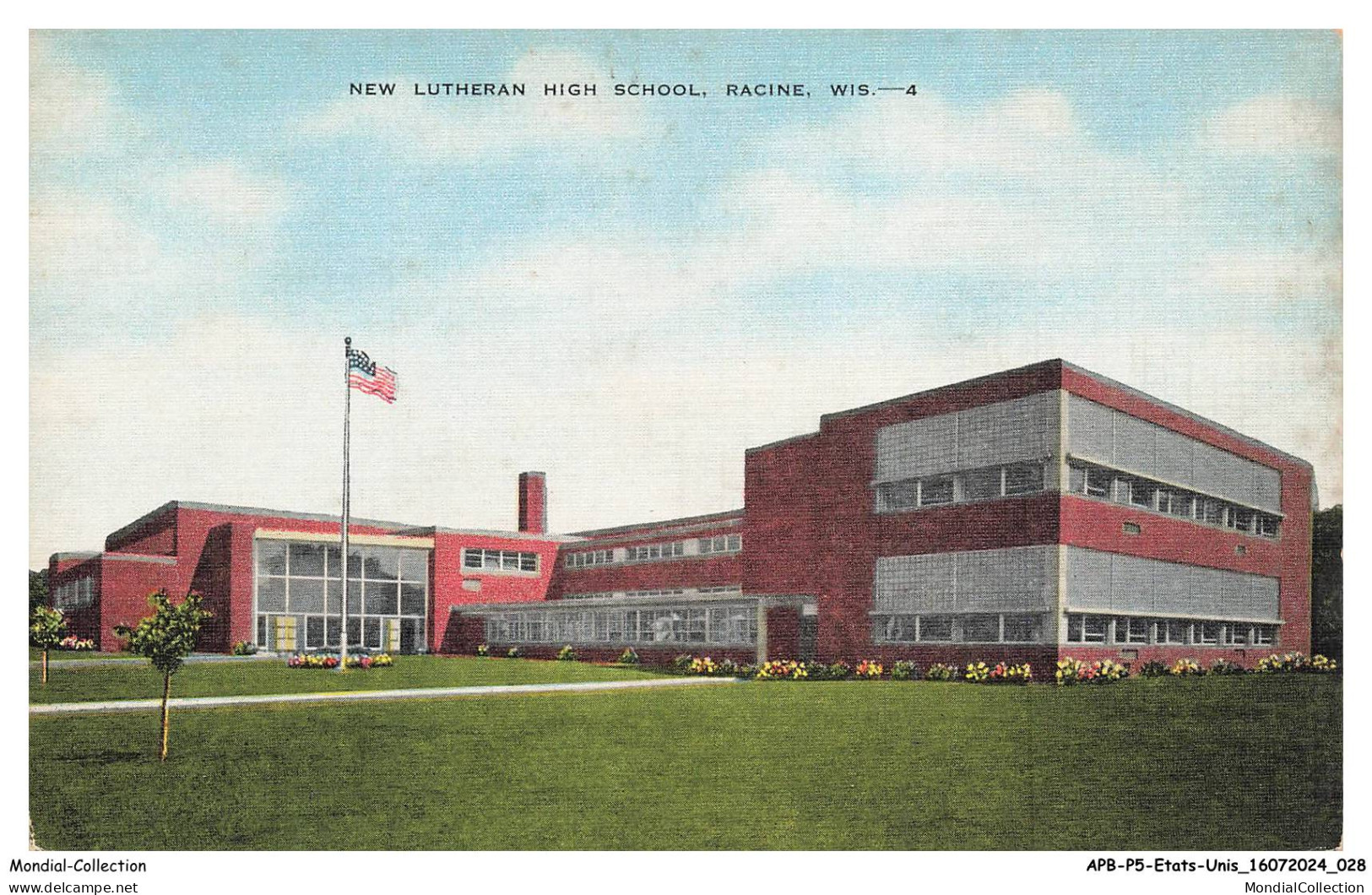 APBP5-0308-ETATS-UNIS - RACINE - WIS - new lutheran high school