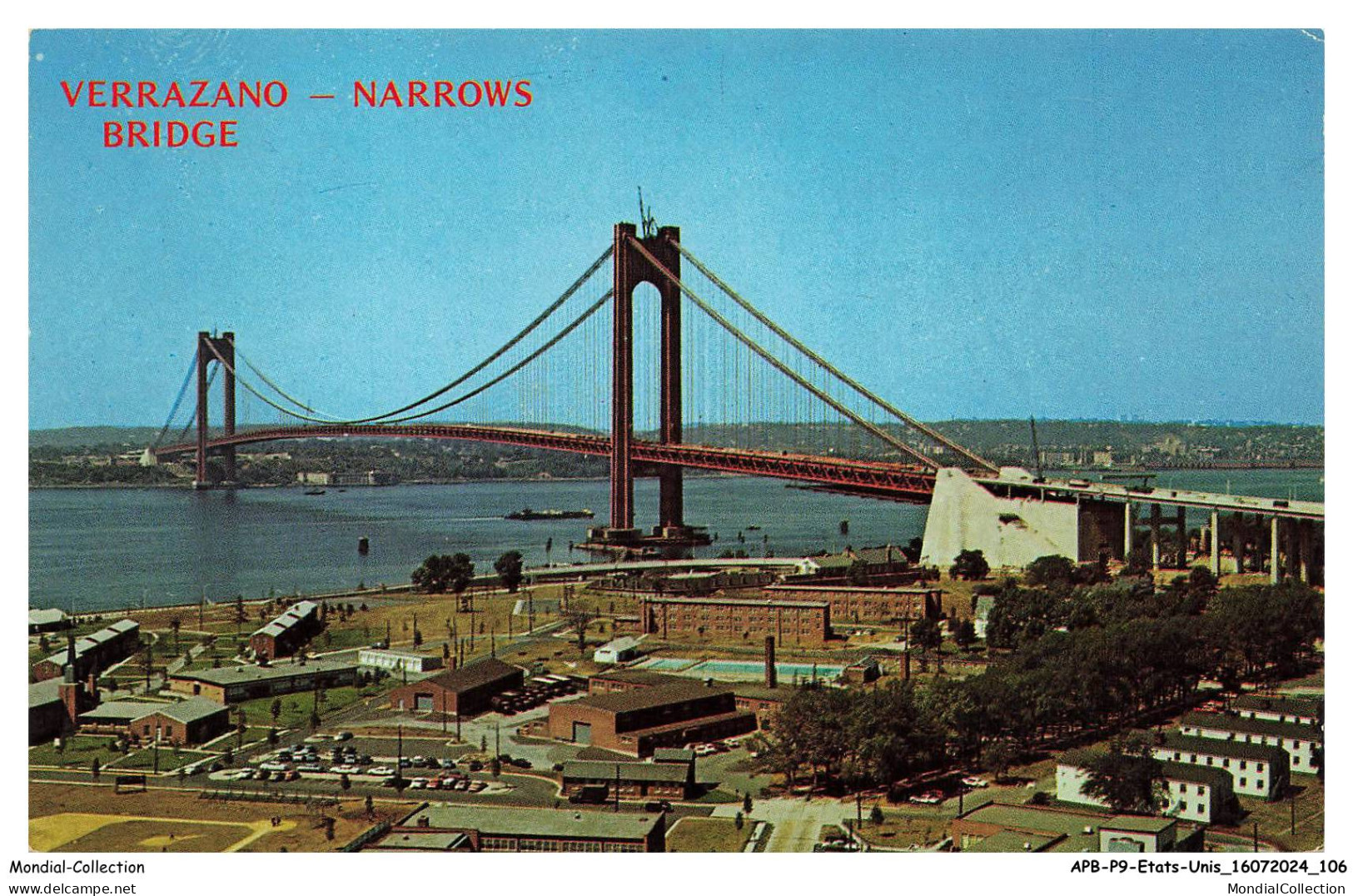 APBP9-0665-ETATS-UNIS - NEW YORK CITY - verrazano - narrows bridge