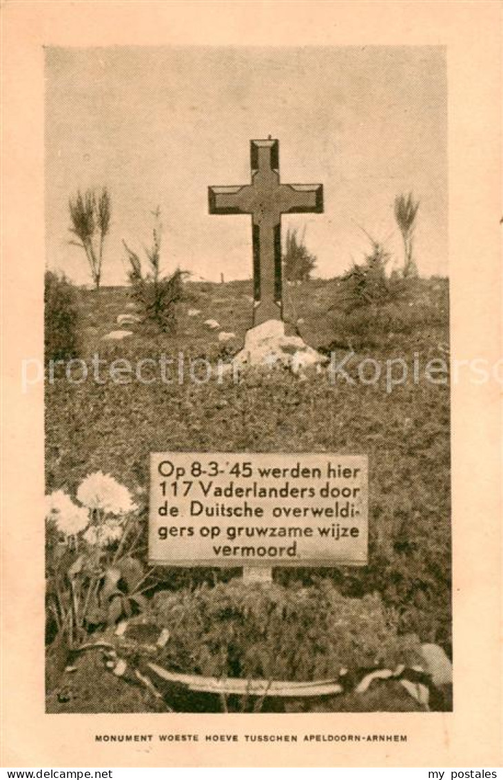 Apeldoorn NL Monument woeste hoeve tusscher Apeldoorn Arnhem