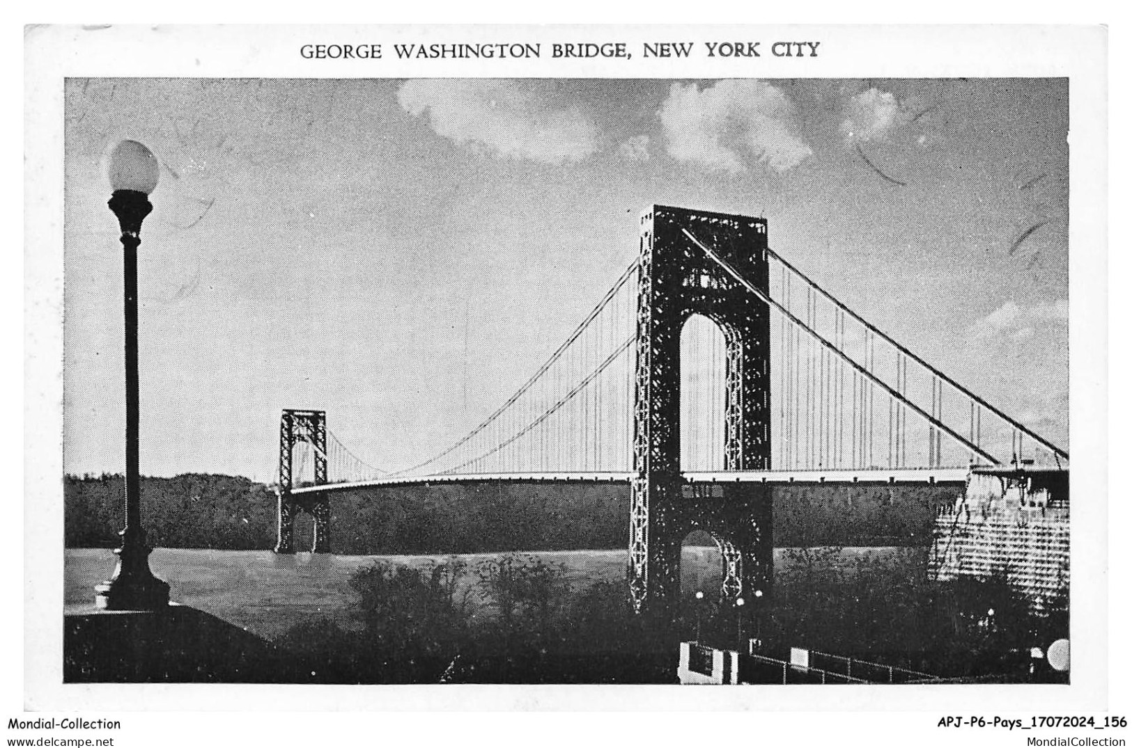 APJP6-0447-ETATS-UNIS - NEW YORK CITY - george washington bridge