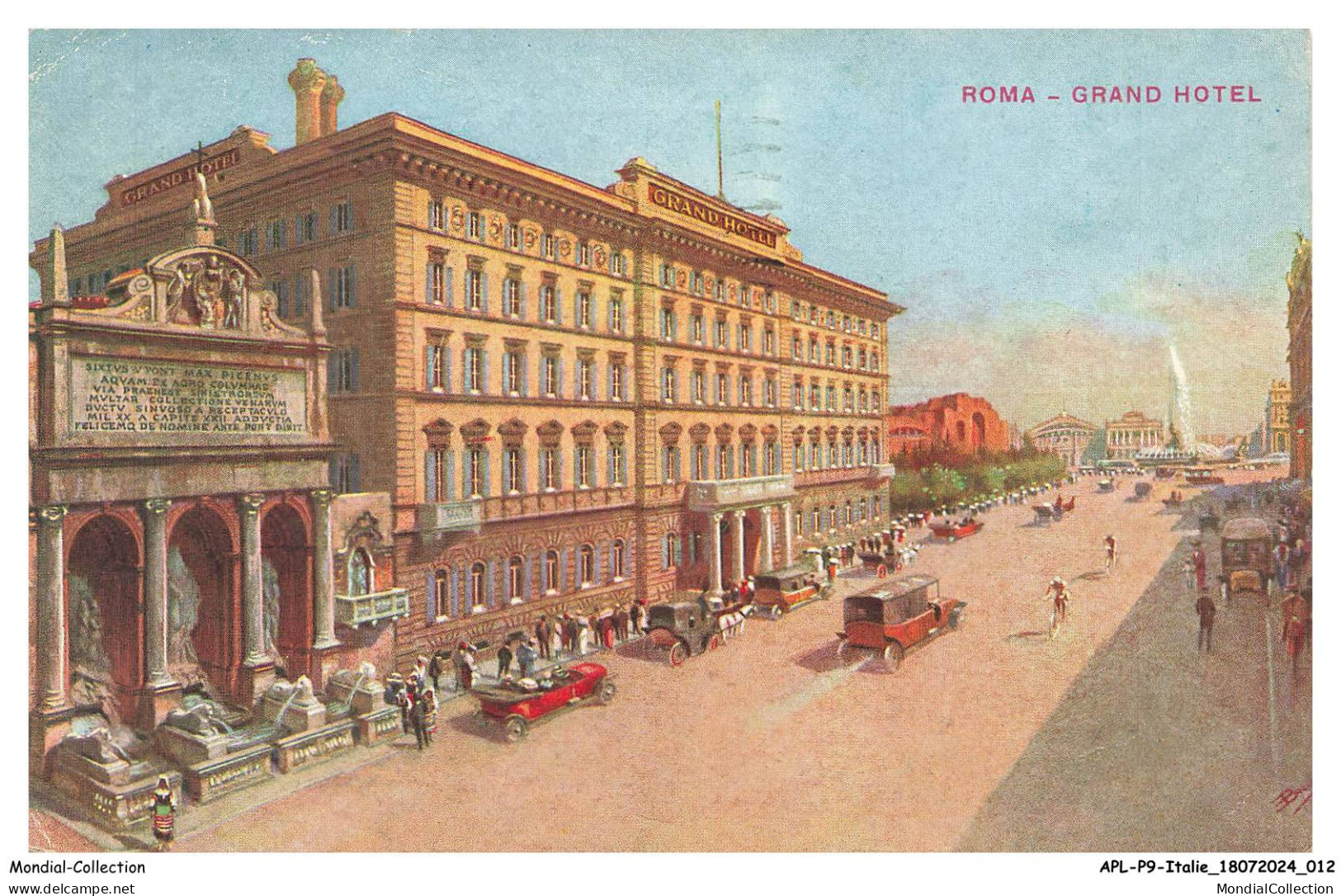 APLP9-0525-ITALIE - ROMA - grand hotel