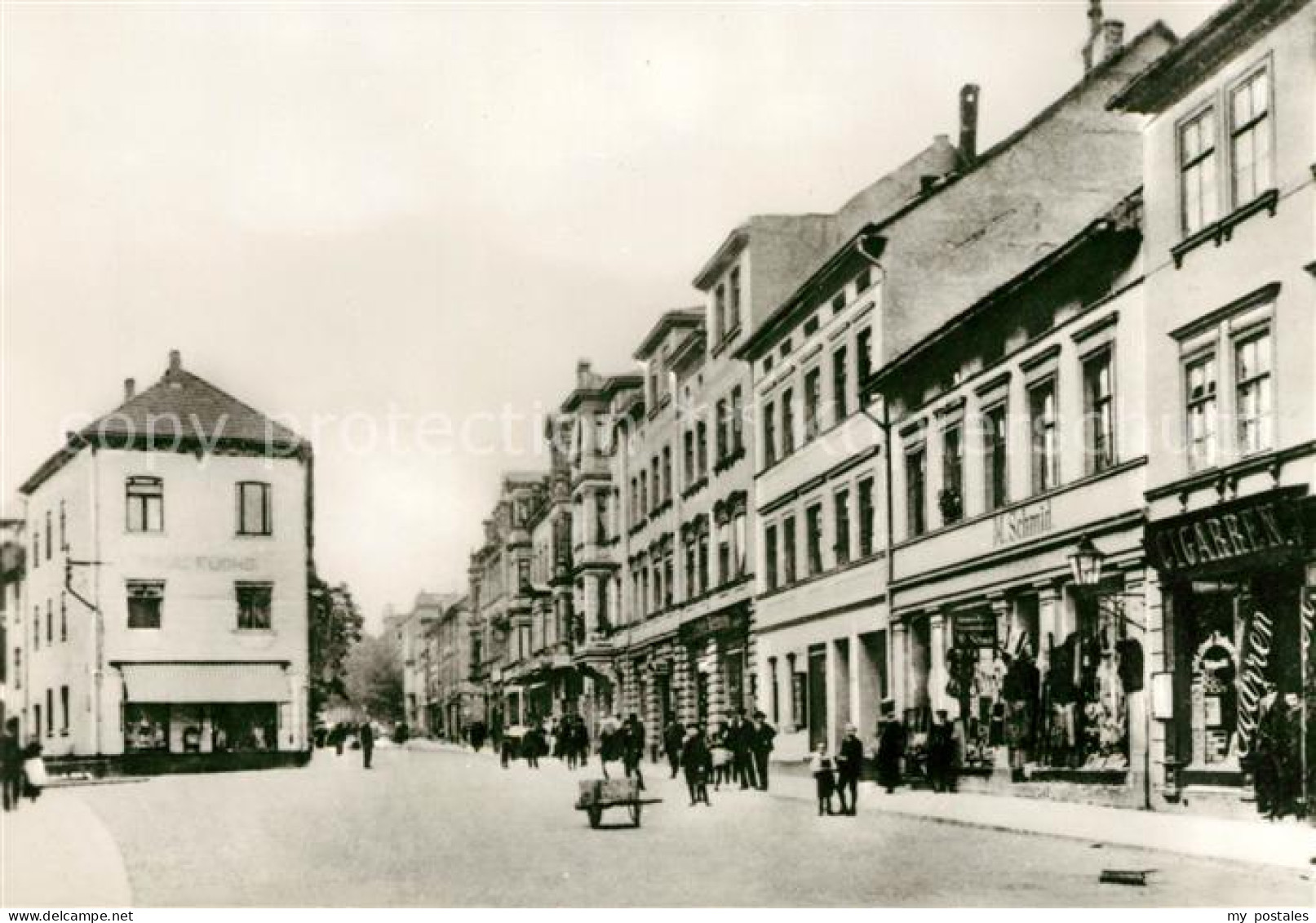 Apolda Bahnhofstrasse um 1910