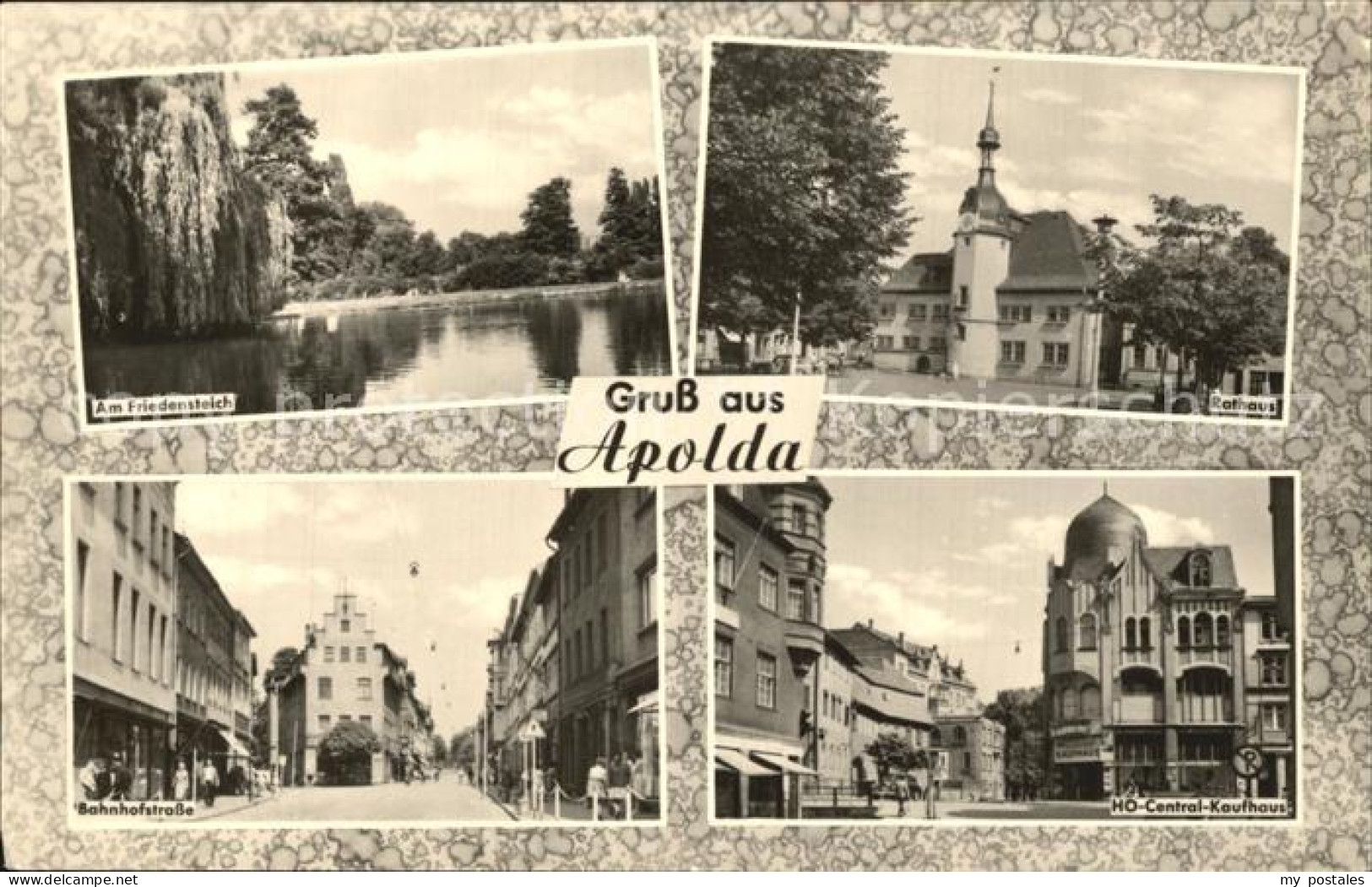 Apolda Freidensteich Rathaus Bahnhofstrasse
