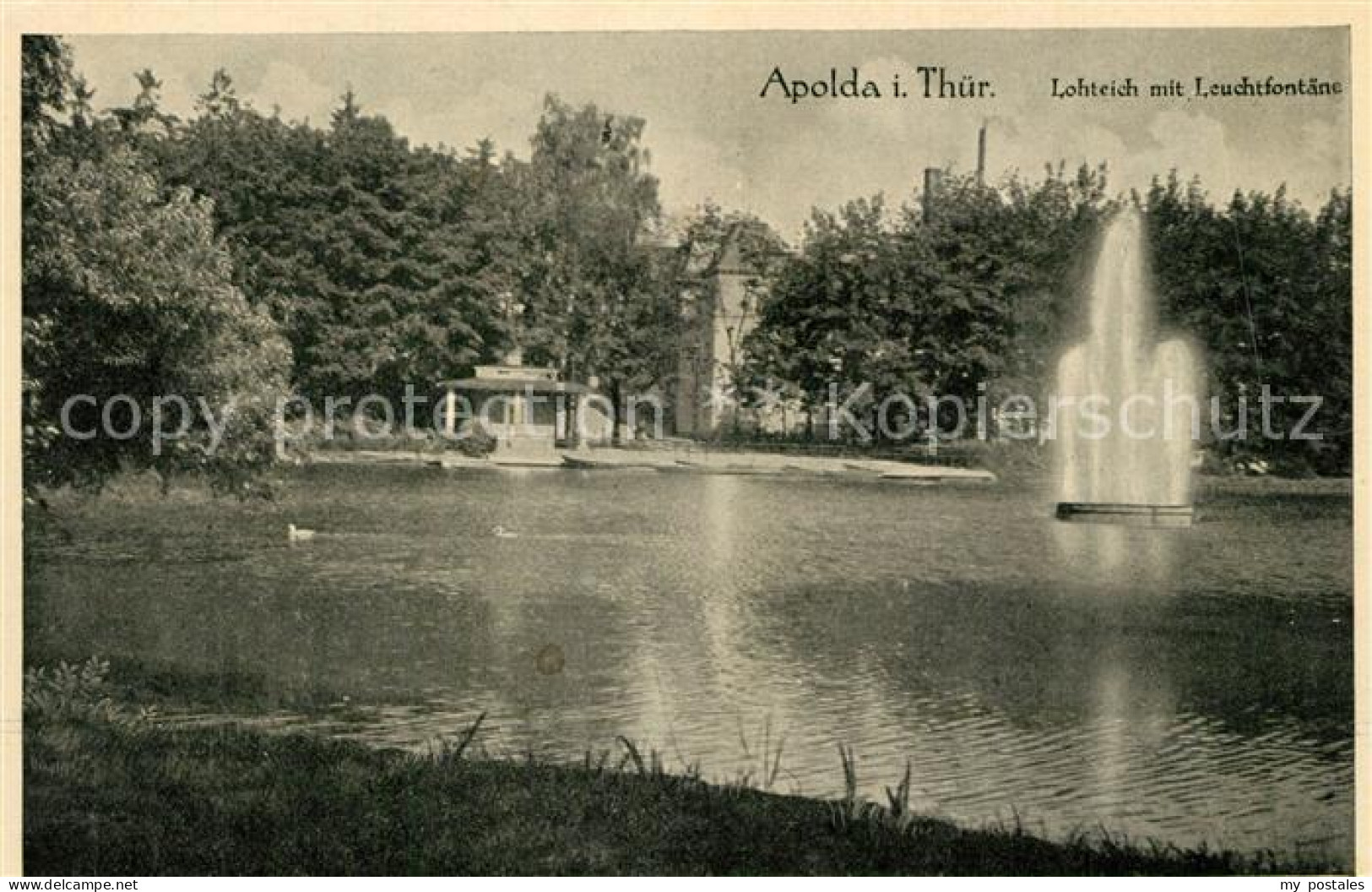 Apolda Lohteich Leuchtfontaene