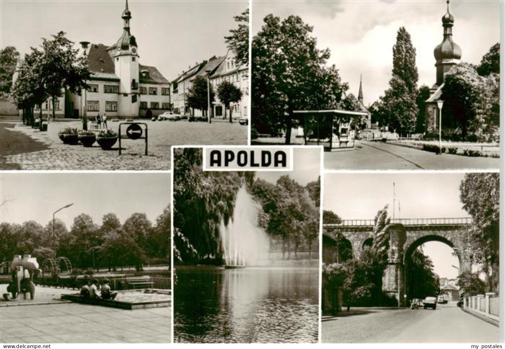 Apolda Rathaus Kantplatz Am Lohteich Viadukt