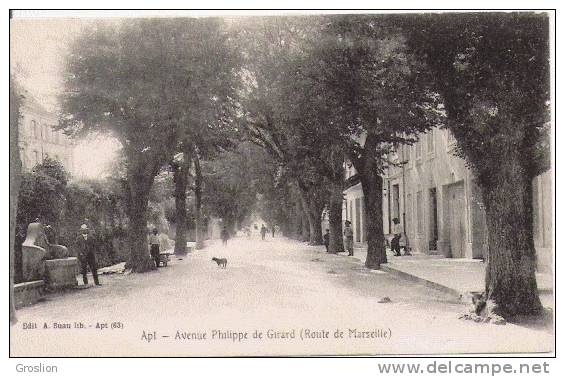 APT AVENUE PHILIPPE DE GIRARD (ROUTE DE MARSEILLE) ANIMATION