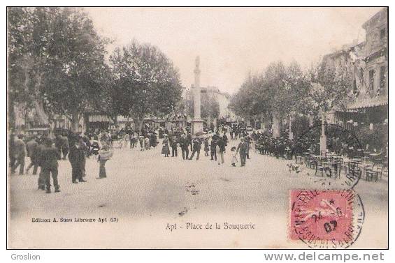 APT PLACE DE LA BOUQUERIE  1907 (BELLE ANIMATION)