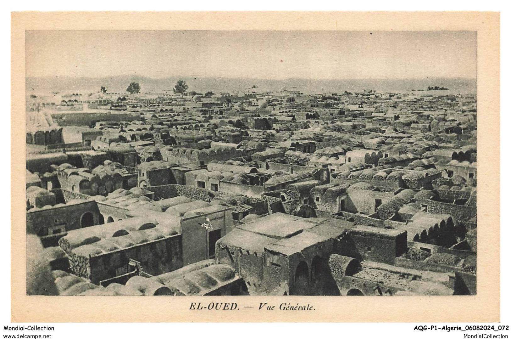 AQGP1-0037-ALGERIE - EL OUED - vue générale