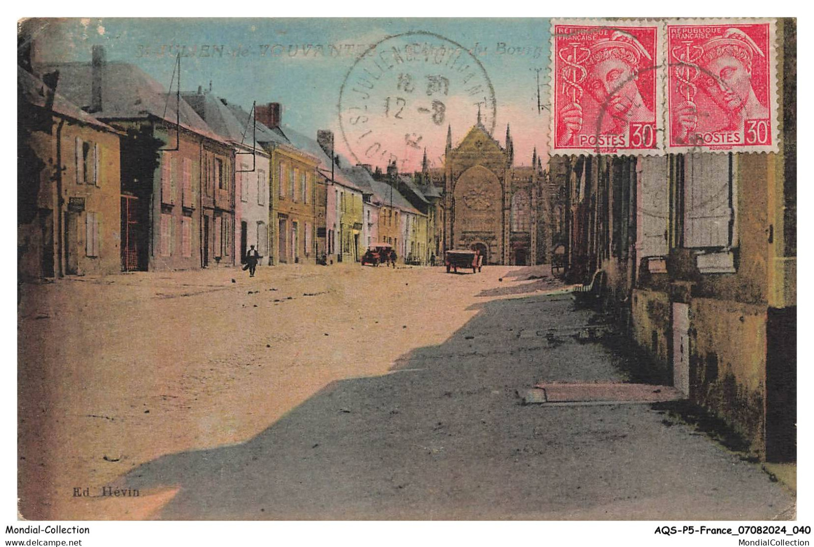 AQSP5-0313-44 - SAINT-JULIEN-DE-VOUVANTES - Une rue