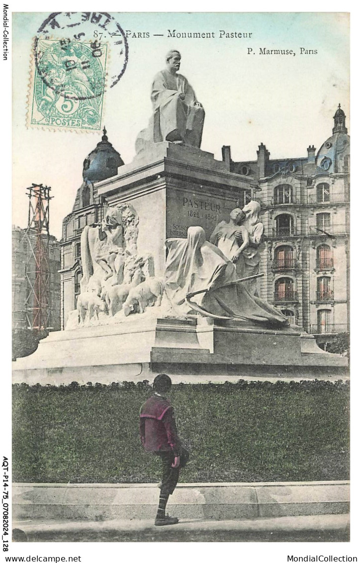 AQTP14-0999-75 - PARIS - Monument pasteur