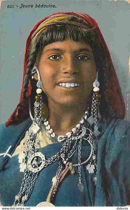 Carte Postale Ancienne - Arabie Saoudite - jeune Bédouine - Animée - Colorisée - CPA - Voir Scans Recto-Verso - Poscard