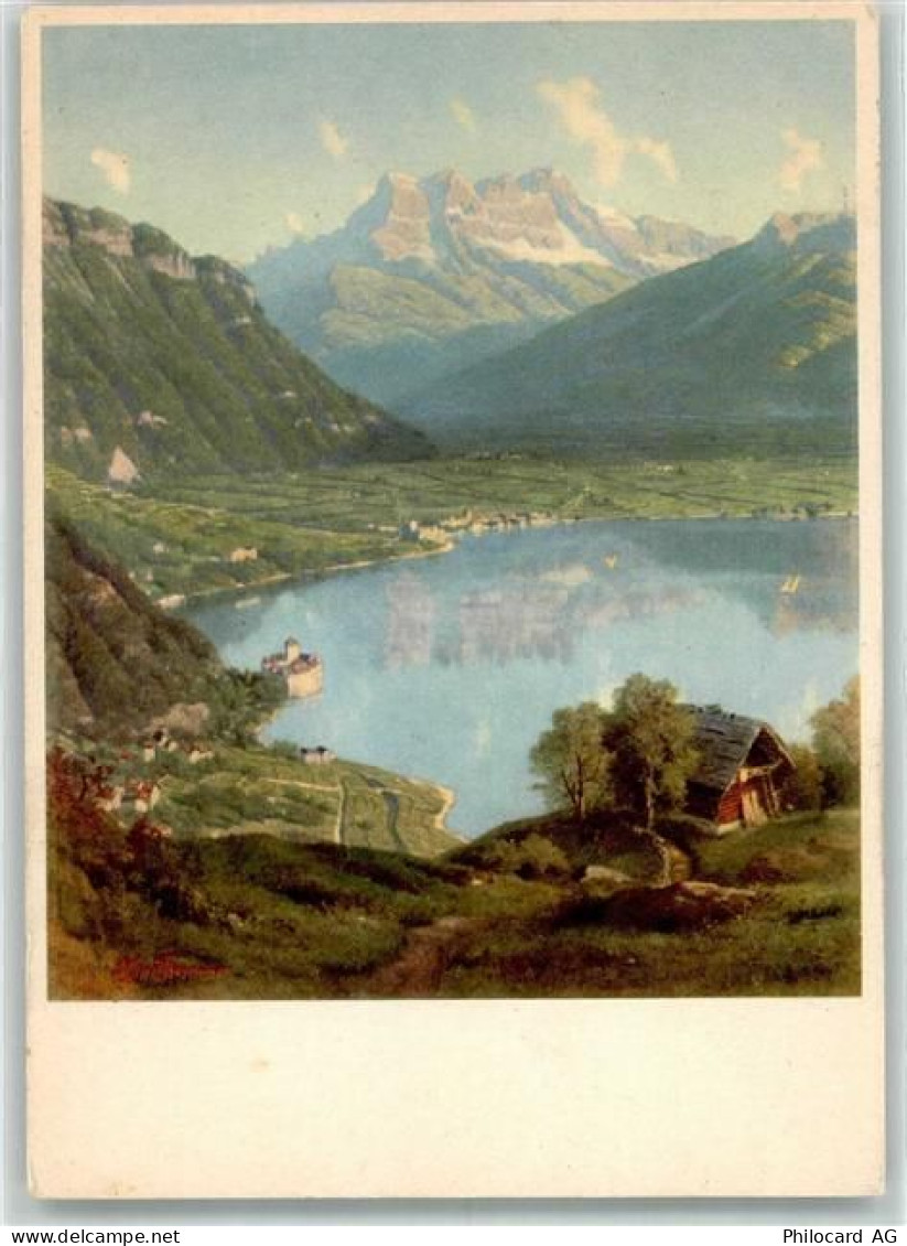 Arbaz Mayens-dArbaz sign. Chevannes Genfersee Pro Infirmis Schweiz Künst... - 39693690