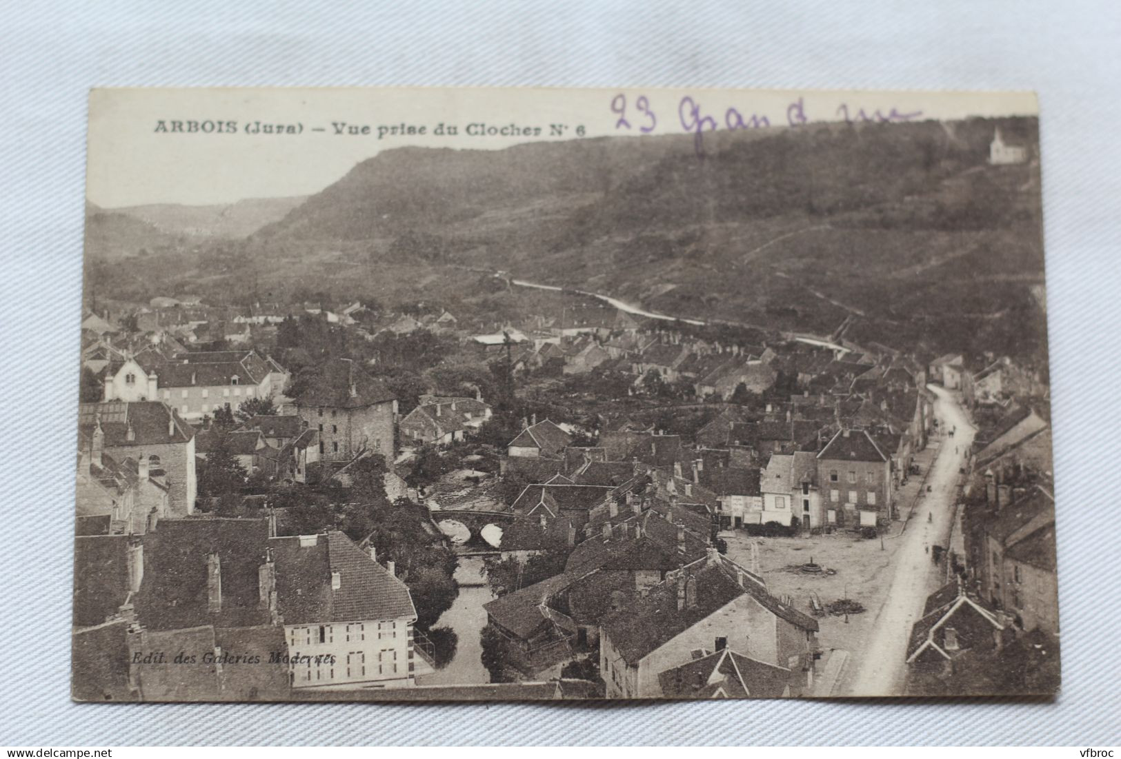 Arbois, vue prise du clocher N°6, Jura 39