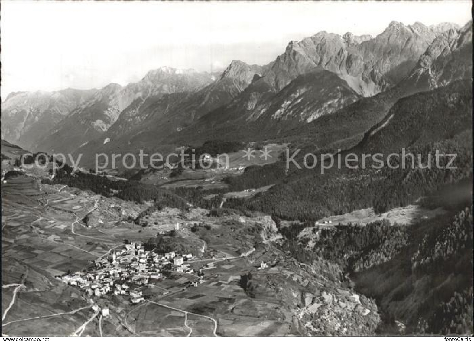 Ardez Fliegeraufnahme