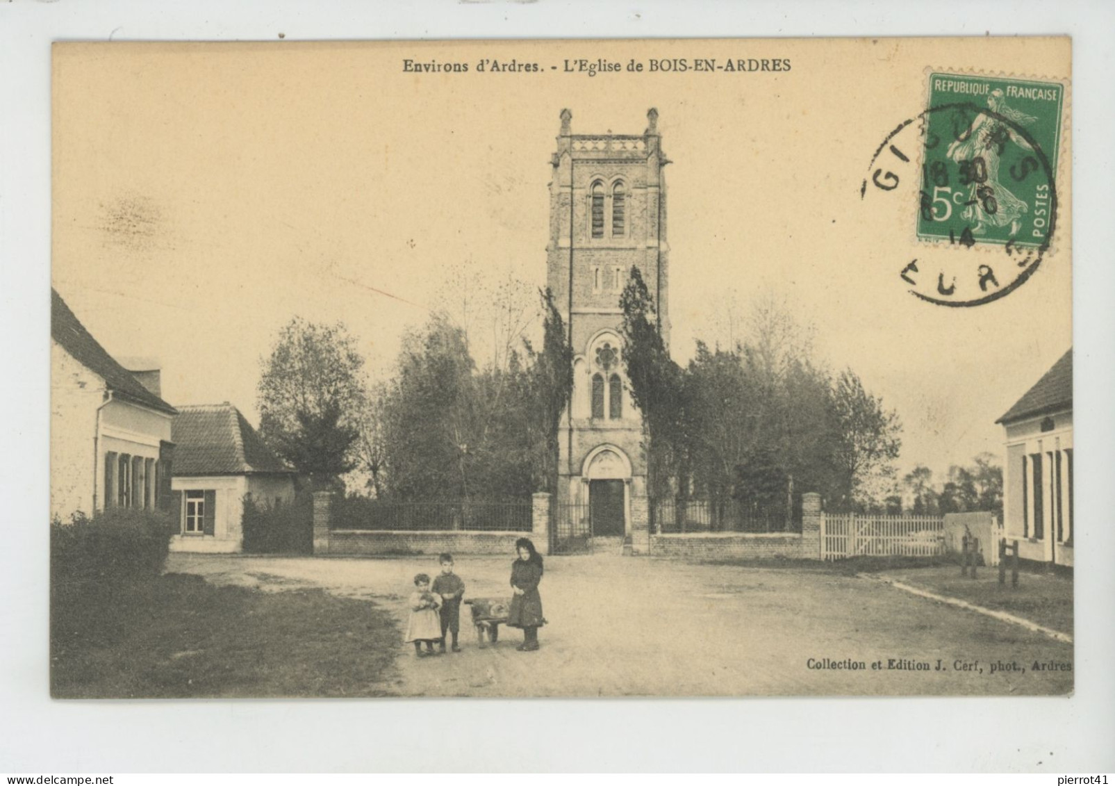 ARDRES (environs) - L'Église de BOIS EN ARDRES