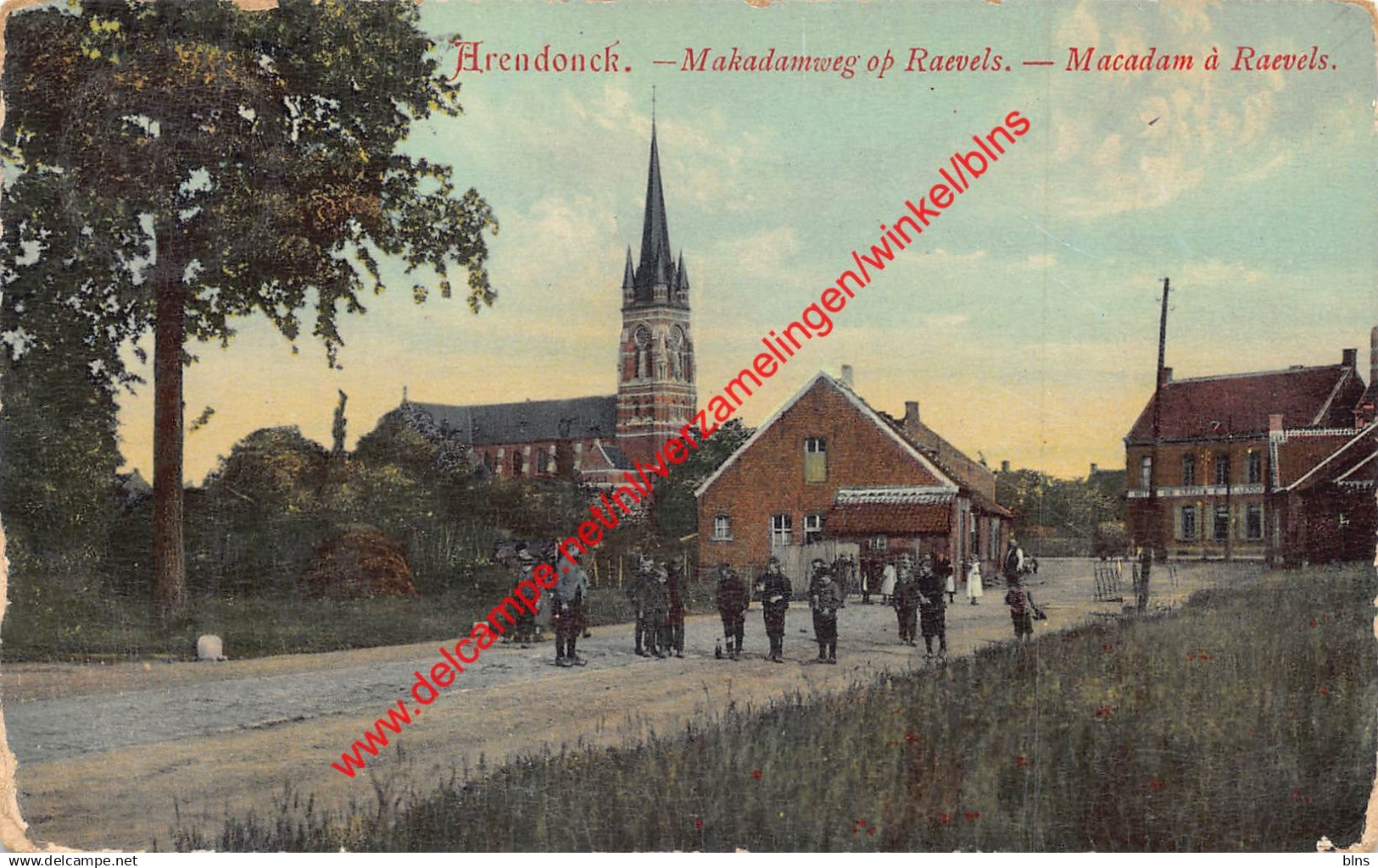 Arendonck - Makadamweg op Raevels - Macadam à Raevels - Arendonk