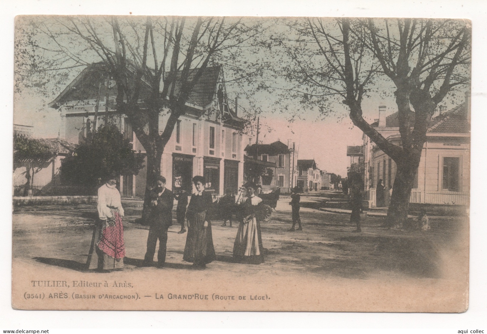 ARÈS  33   ( BASSIN D'ARCACHON )   -  LA GRAND'RUE  ( ROUTE DE LÉGE )