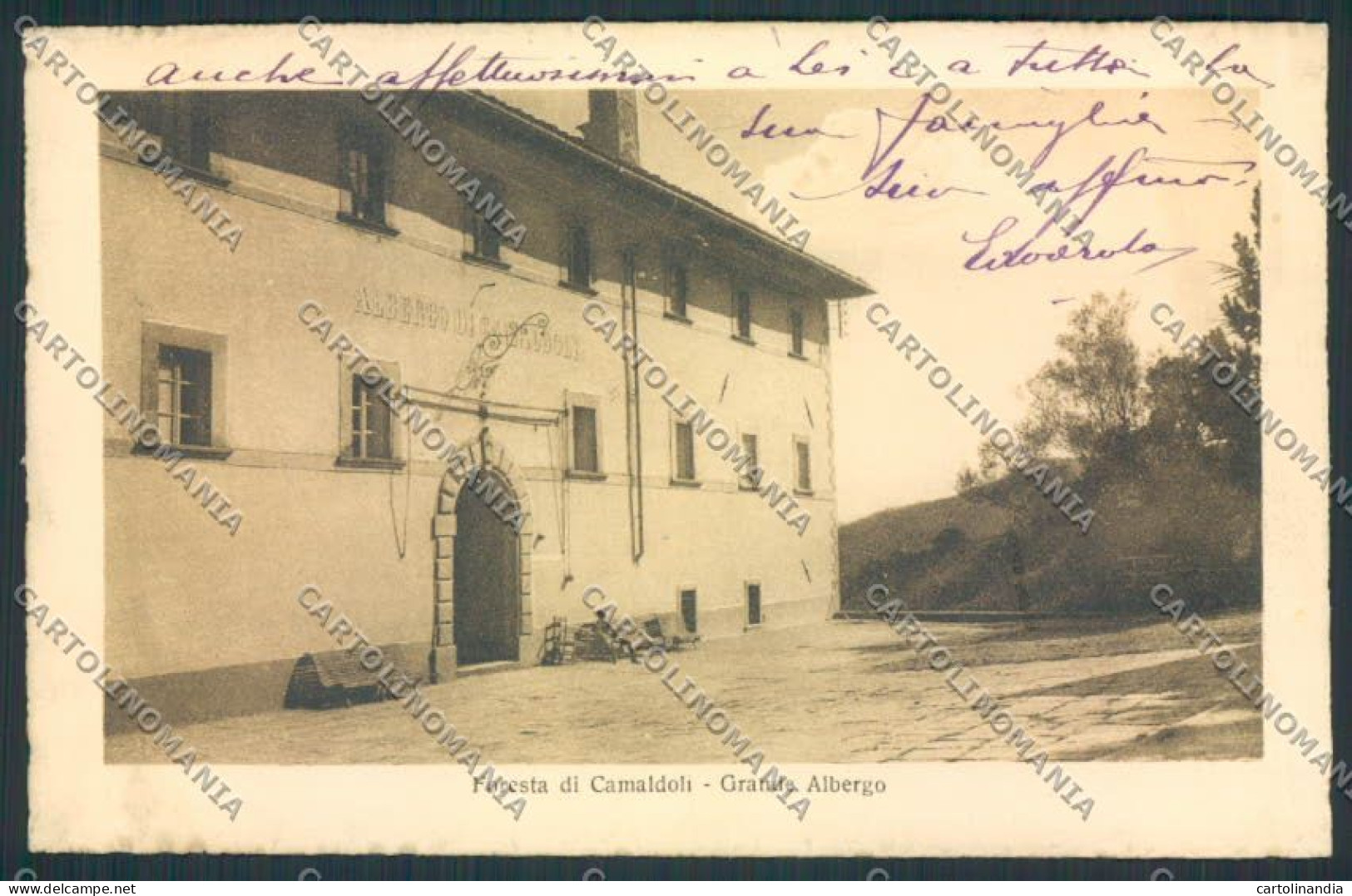 Arezzo Camaldoli cartolina MV7205