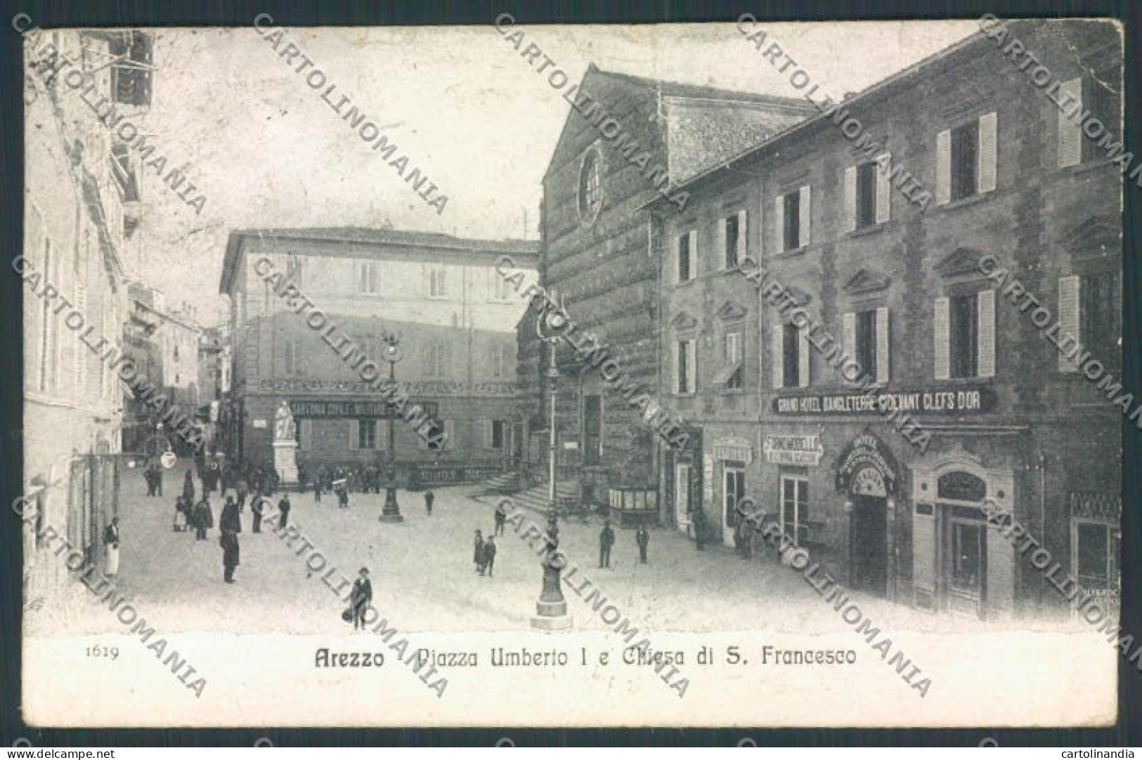 Arezzo città cartolina ZF1932