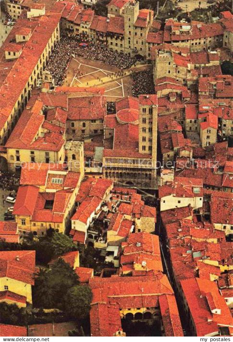 Arezzo Toscana IT Luftansicht