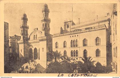 A922 Algeria Algiers Cathedral vintage postcard