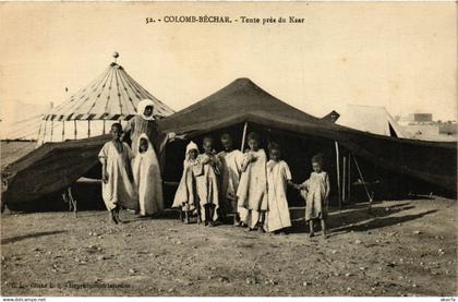 CPA ALGERIA BECHAR COLOMB-BÉCHAR Tente pres du Ksar (786570)