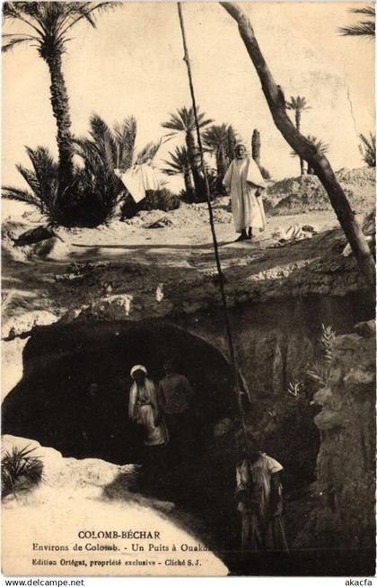 CPA ALGERIA COLOMB-BECHAR Env. De COLOMB - Un Puits a Ouakda (1189310)