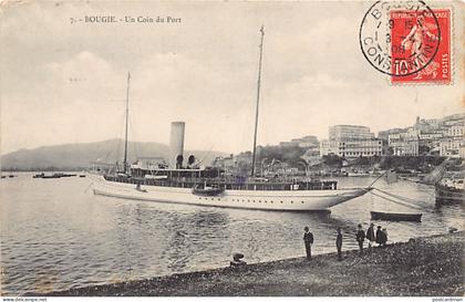 Algérie - BÉJAÏA Bougie - Yacht Nahamma dans le port - Ed. A. Caravano 7