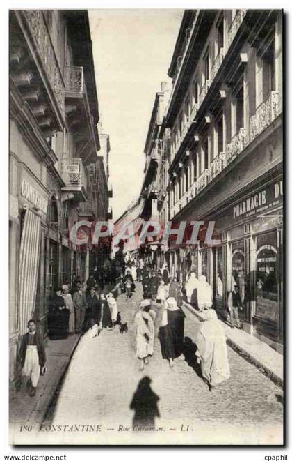 Algerie Constantine CPA Rue Caraman (Pharmacie)