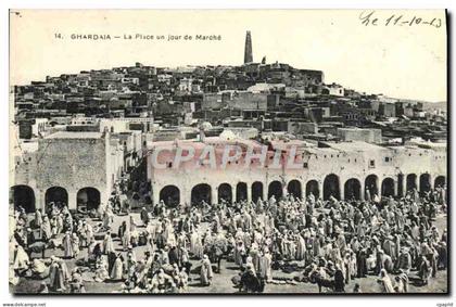 CPA Ghardaia La Place Un Jour De Marche