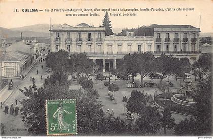Algérie - GUELMA - Rue et Place Saint-Augustin - Ed. inconnu 18