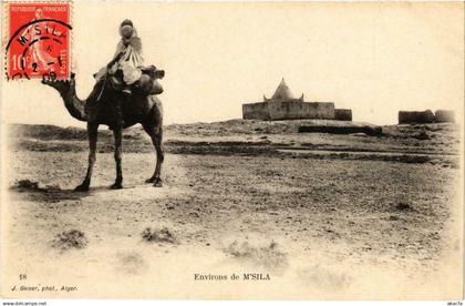 CPA ALGERIA Geiser 18 Msila Environs de M'Sila (756936)