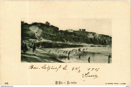 CPA ALGERIA Geiser 503 M'SILA La riviere (705836)