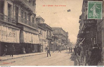 Algérie - ORAN Rue d'Arzew