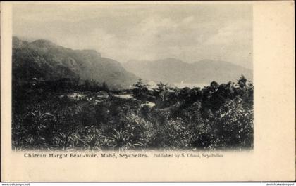 CPA Seychellen, Chateau Margot Beau voir, Landschaft