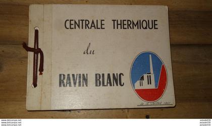 Superbe carnet 20 photos de la centrale thermique du Ravin Blan, photos Hoka a ORAN - 1951 ........... PHI .. Caisse-26