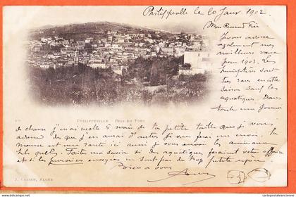 33295 ◉ PHILIPPEVILLE Algérie Skikda ◉ Cliché pris du Fort ◉ 1902 à PANTEL Gemert ◉ Editeur GEISER Alger 19