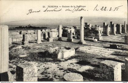 CPA Tebessa Ruines de la Basilique