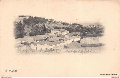 Algérie - TIARET - Vue générale - Ed. J. Geiser 49