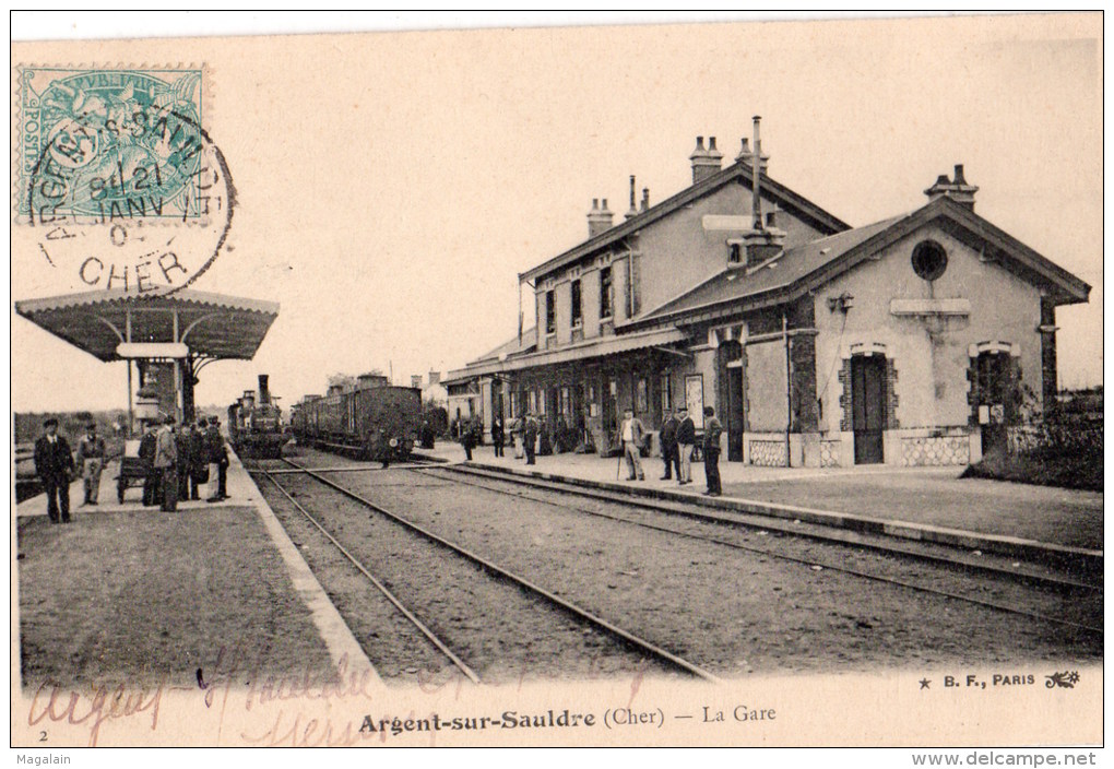 Argent sur Sauldre : la gare