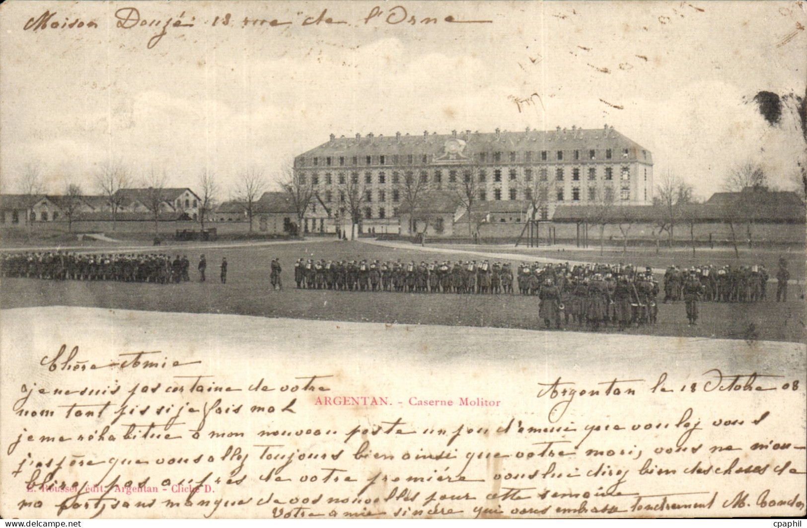 Argentan CPA Caserne Molitor