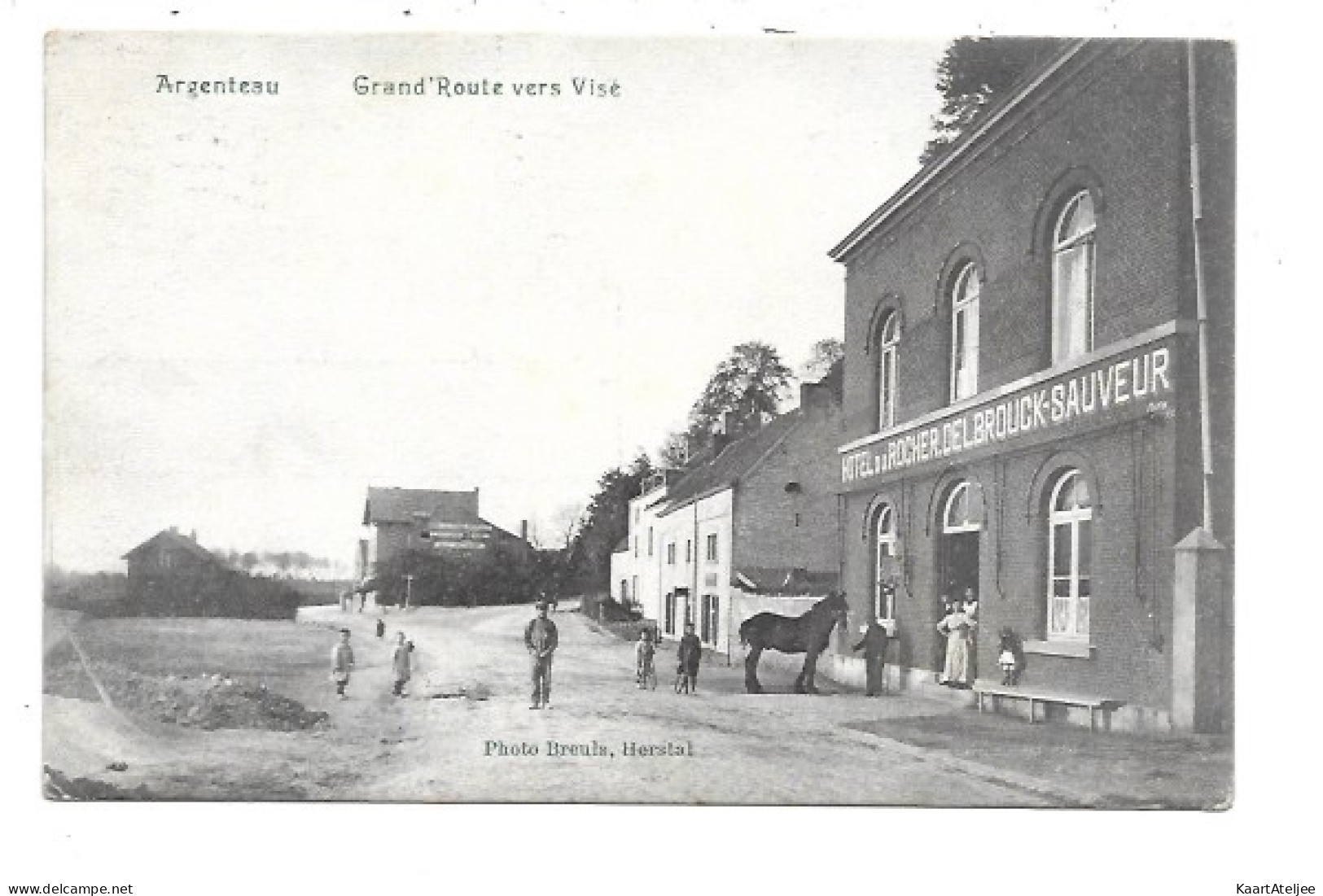 Argenteau - Grand'Route vers Visé.