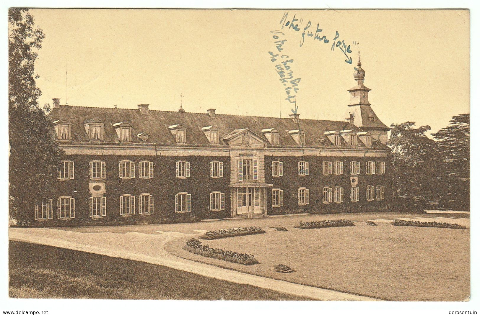 Argenteau / Le château - Façade nord. / Nels / Ern. Thill [Wezet Visé het kasteel van noordzijde]