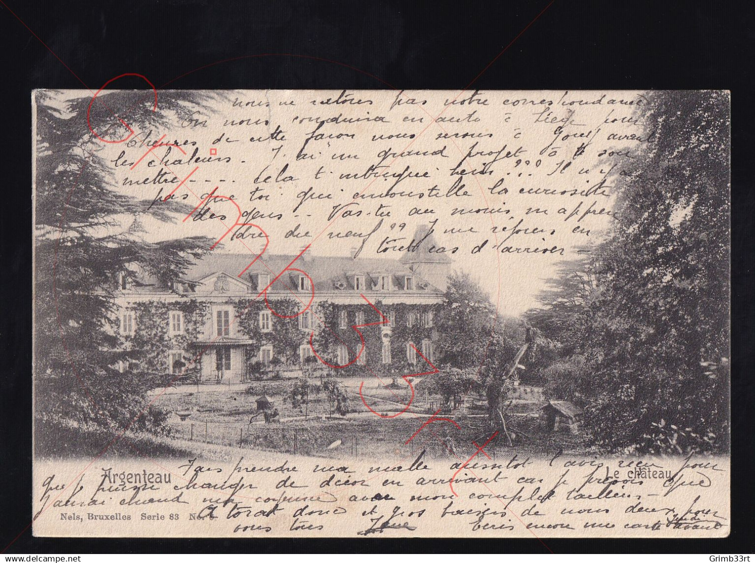 Argenteau - Le château - postkaart
