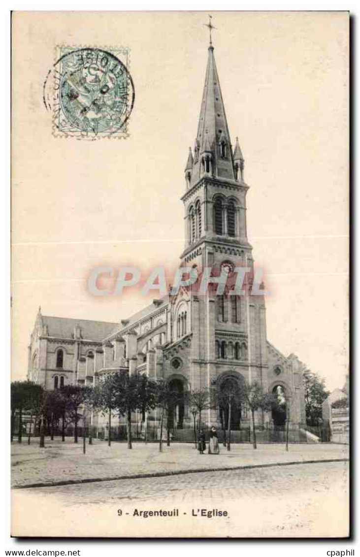Argenteuil CPA L'eglise