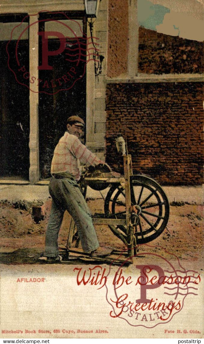 ARGENTINA. Afilador. Mitchell's Book Store PROFESIONES PROFFESIONS.