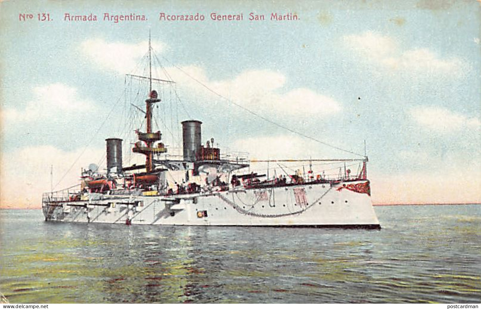 Argentina - Armada Argentina - Acorazzado General San Martín - Ed. Z. Fumagalli 131